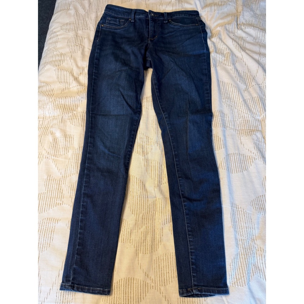 Jessica Simpson Kiss Me Super Skinny Jeans Indigo Blue Denim Size 28